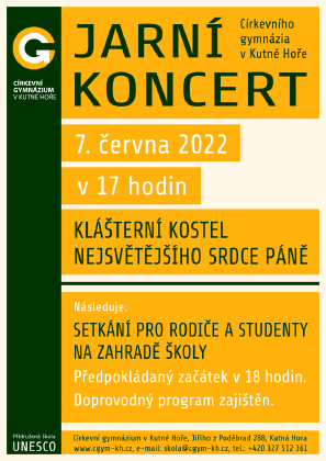 Jarní koncert a setkání s rodiči 7.6.2022