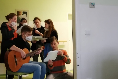 Předvánoční zpívání v nemocnici
